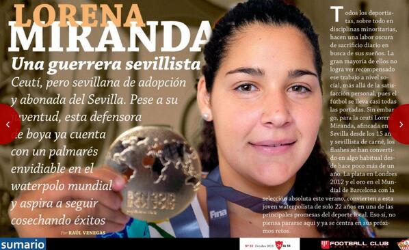 <b>Lorena Miranda</b> es una de las protagonistas del último número de Football <b>...</b> - BWmWiuAIUAApjIA