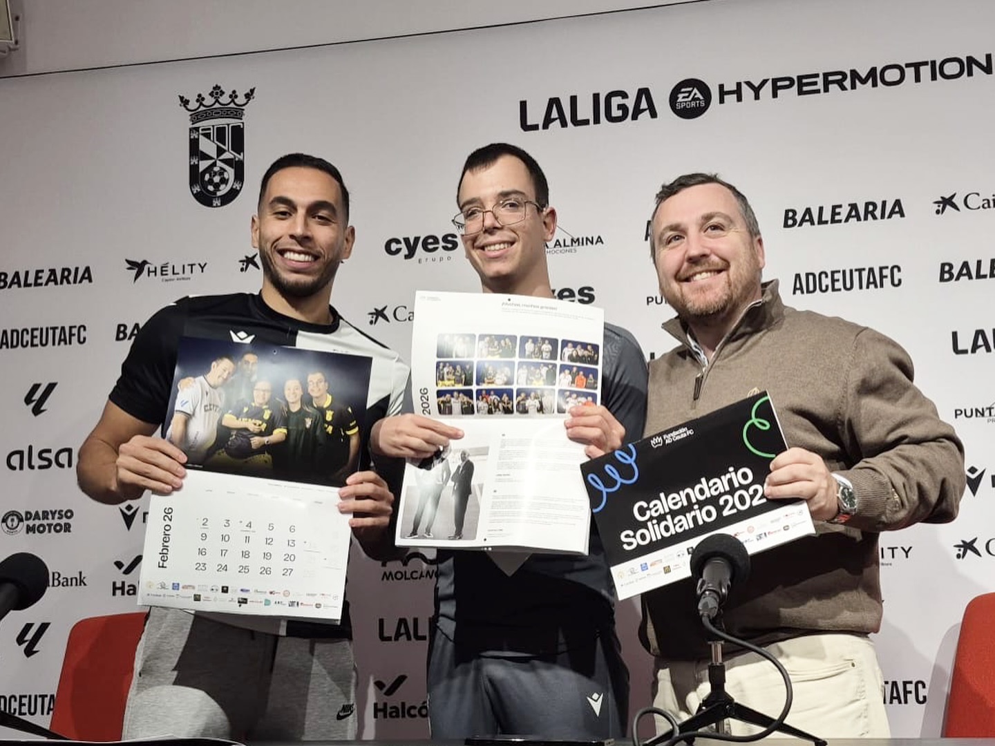 La Fundación AD Ceuta presenta su Calendario Solidario Genuine 2026